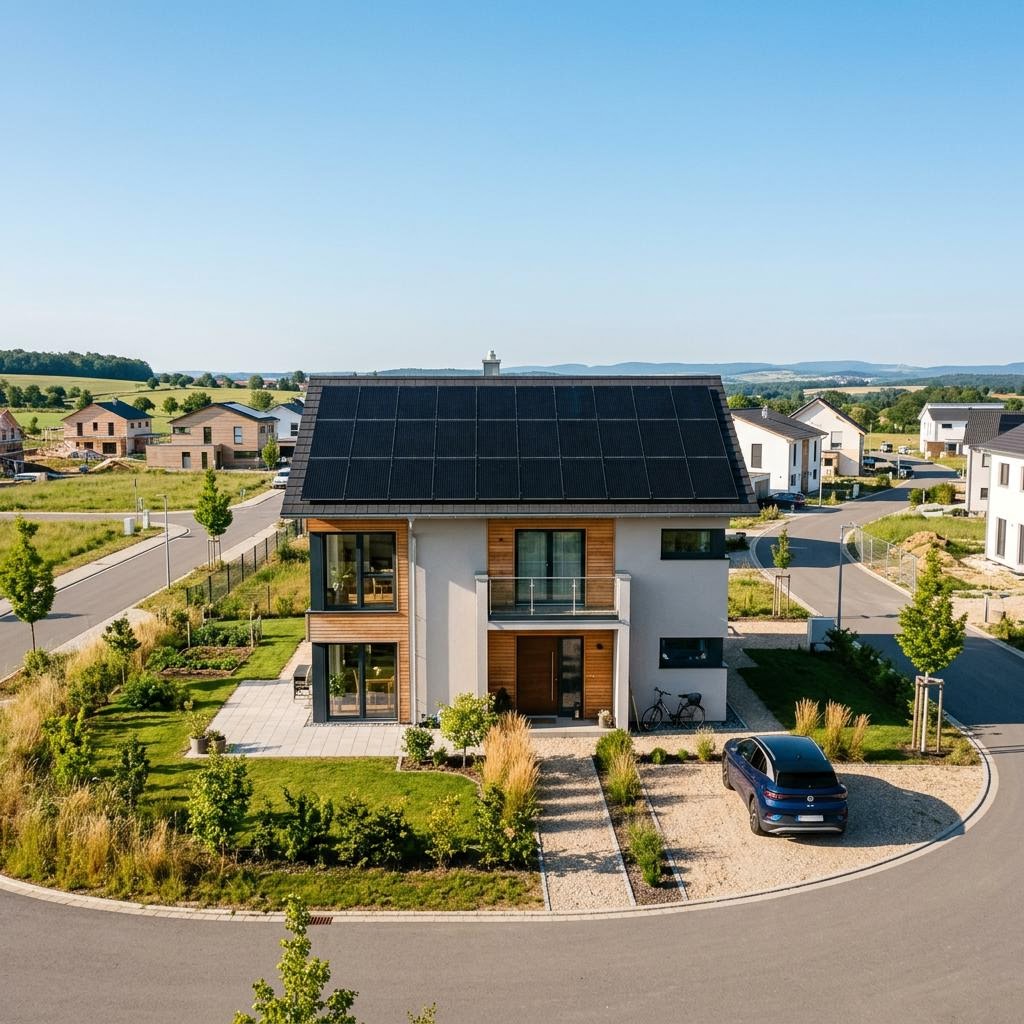 Energieeffizientes Fertighaus mit Photovoltaik: Die geplante Reform der Neubauförderung setzt auf zwei Programmwelten