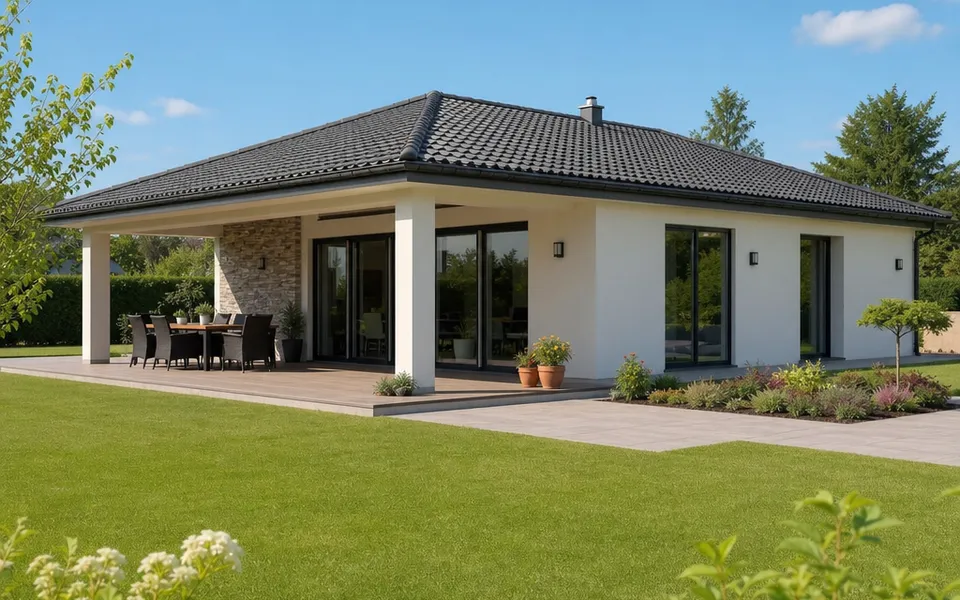 Bungalow Grundrisse – ebenerdiges Fertighaus