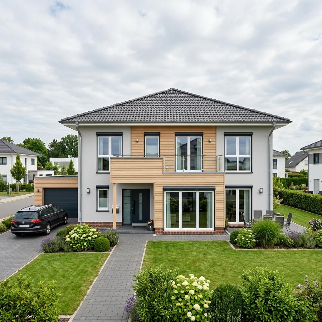 Ausbauhaus Generation 3 von allkauf haus — Holztafelbau mit 202 m²