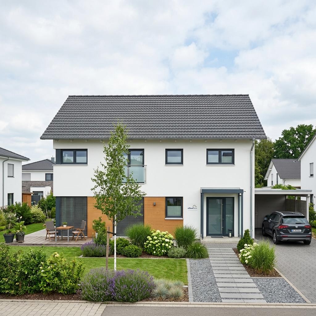 Ausbauhaus Home 4 von allkauf haus — Holztafelbau mit 142 m²