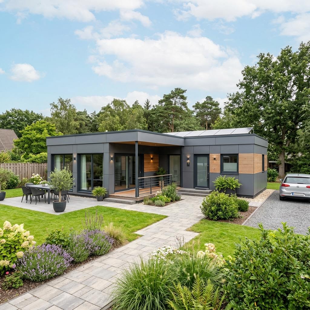 Containerhaus Wohncontainer W8 von Conliving — Modulbau mit 173 m²