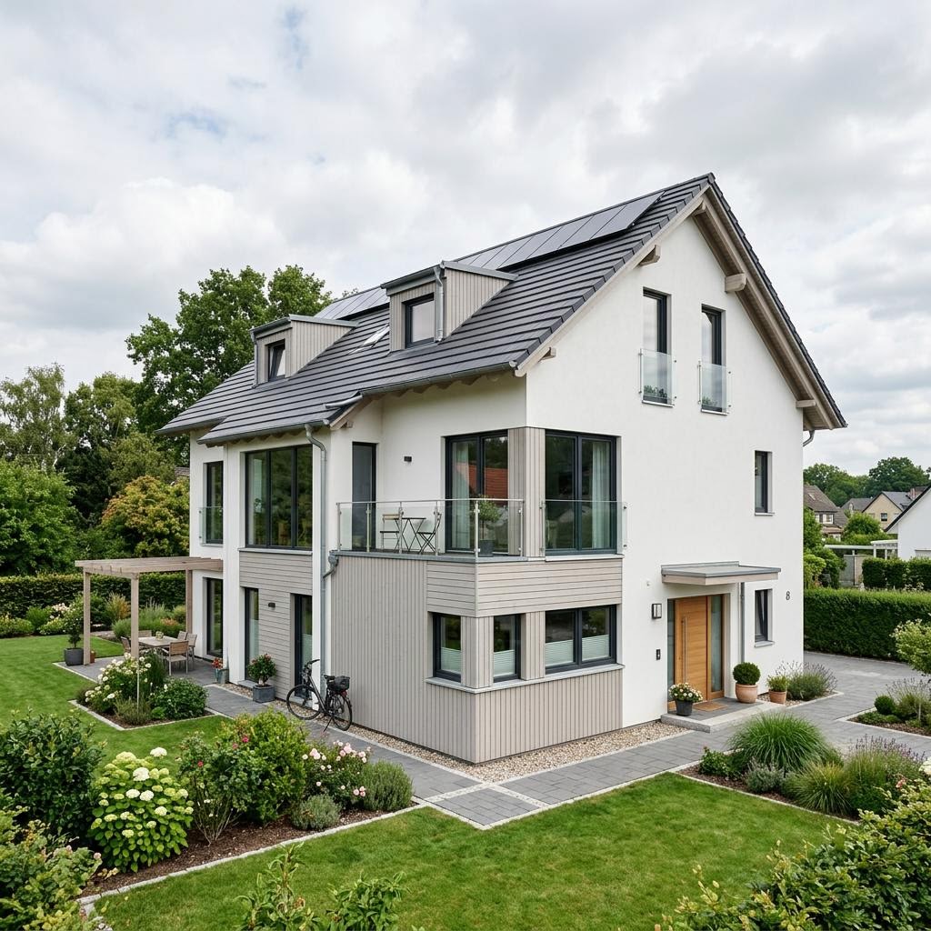 Mehrgenerationenhaus Doppel Nord Mehrgeneration von Danhaus — Holzrahmenbau mit 174 m²