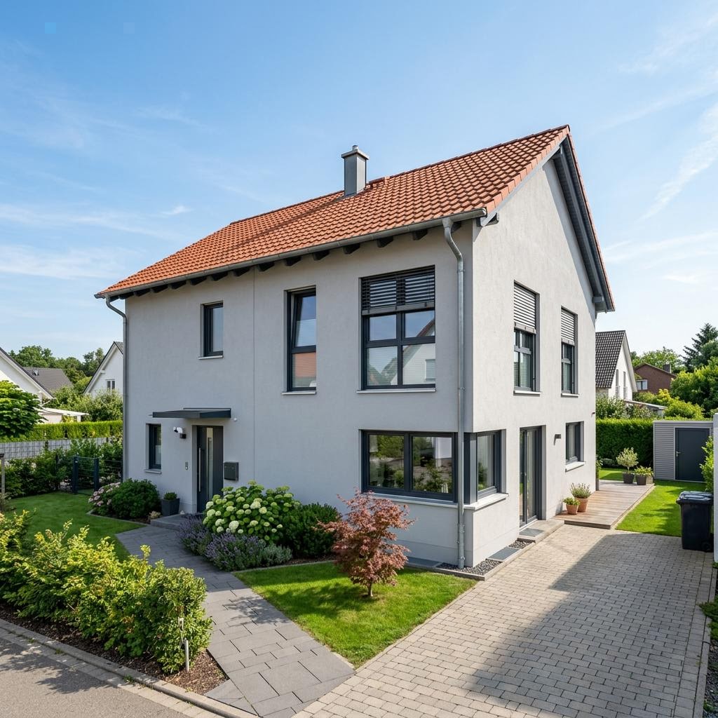 Doppelhaus DH Aura 125 von Town & Country mit Satteldach — massive Doppelhaushälfte mit 125 m²