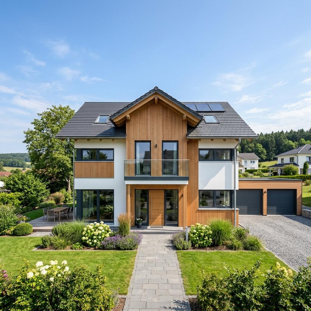 Einfamilienhaus Fantastic 161 V2 von Bien-Zenker mit Satteldach — Fertighaus mit 161 m²