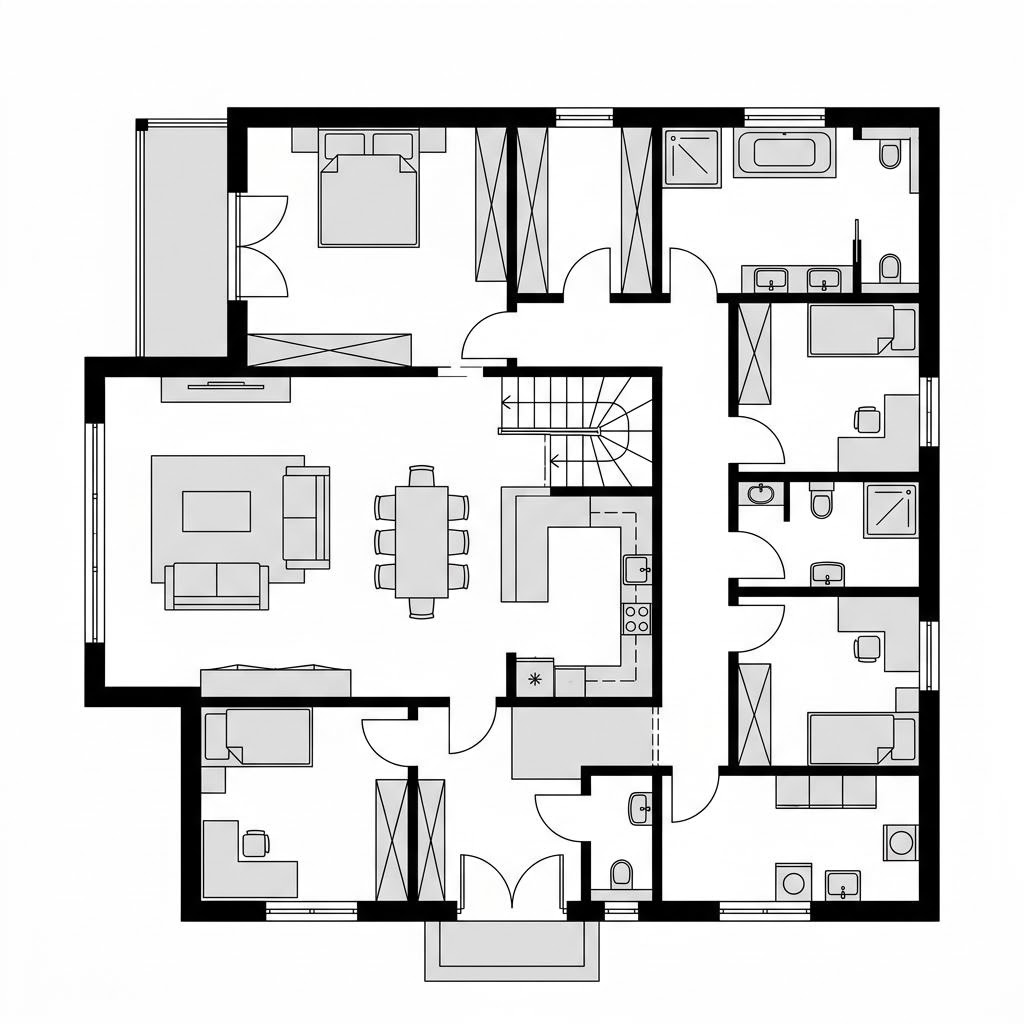 Grundriss Arve von Stommel Haus — 151 m², 5 Zimmer