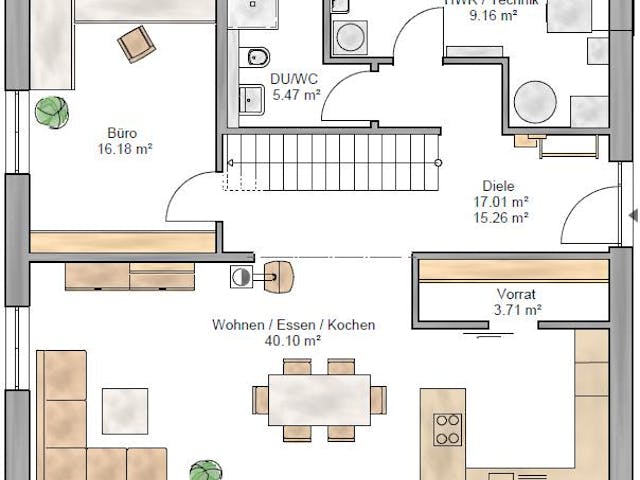Grundriss Lifestyle 179 mit Preis – 168 m² Einfamilienhaus