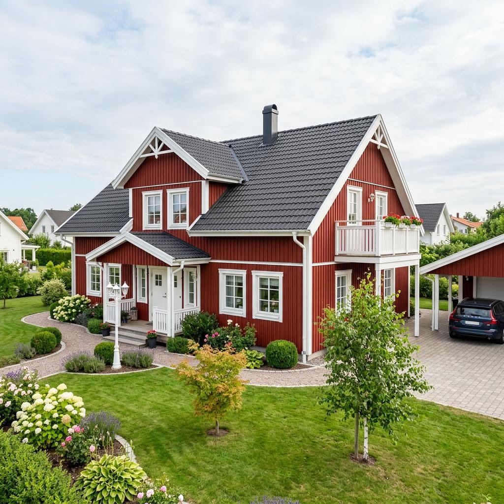 Schwedenhaus Nordan von Eksjöhus — Holzrahmenbau mit 165 m²