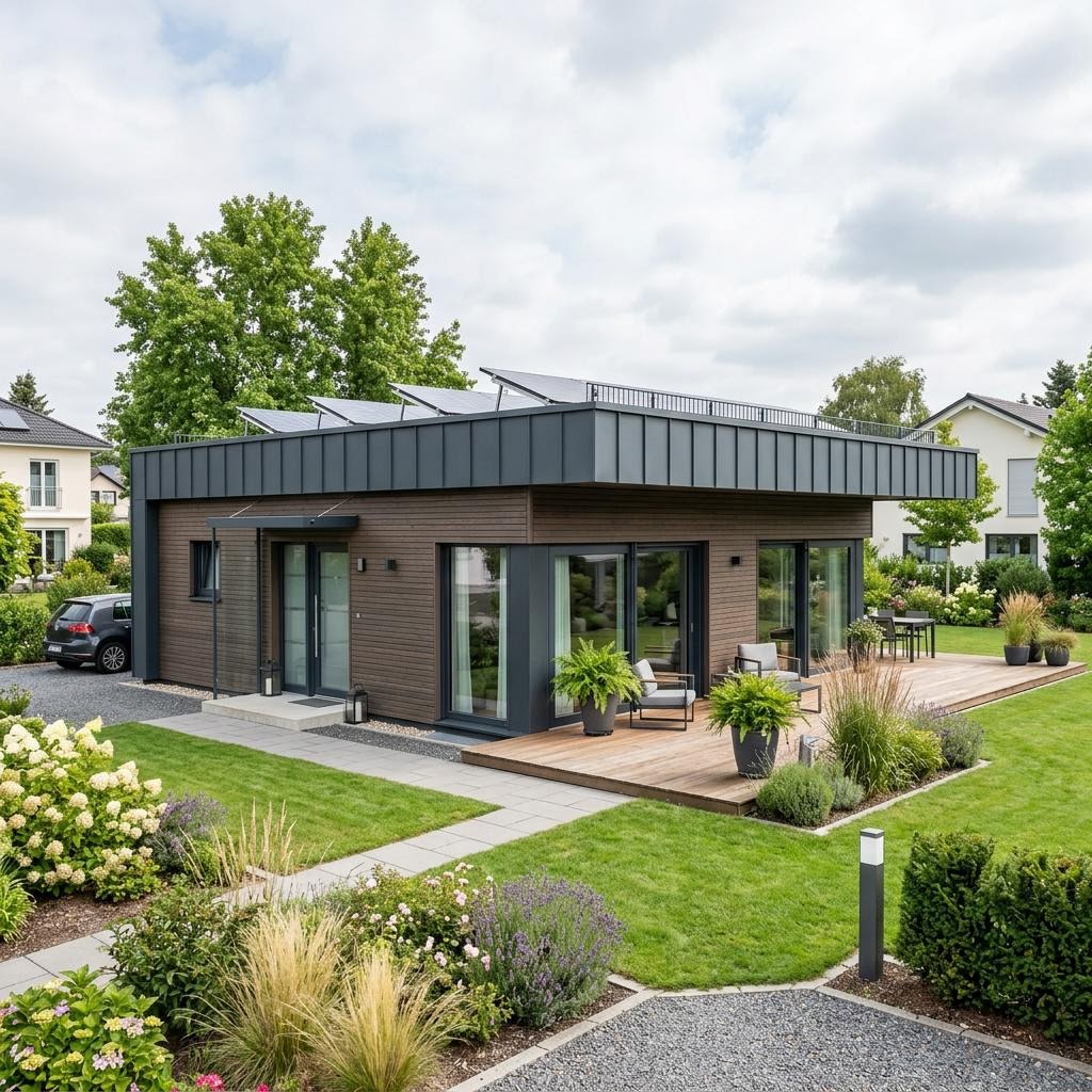 Singlehaus Solar 72 von ELK Haus — Holztafelbau mit 72 m²