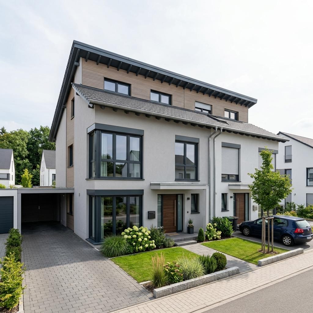 Doppelhaus Doppelhaushälfte Meissen von FIBAV — Massivhaus mit 142 m²