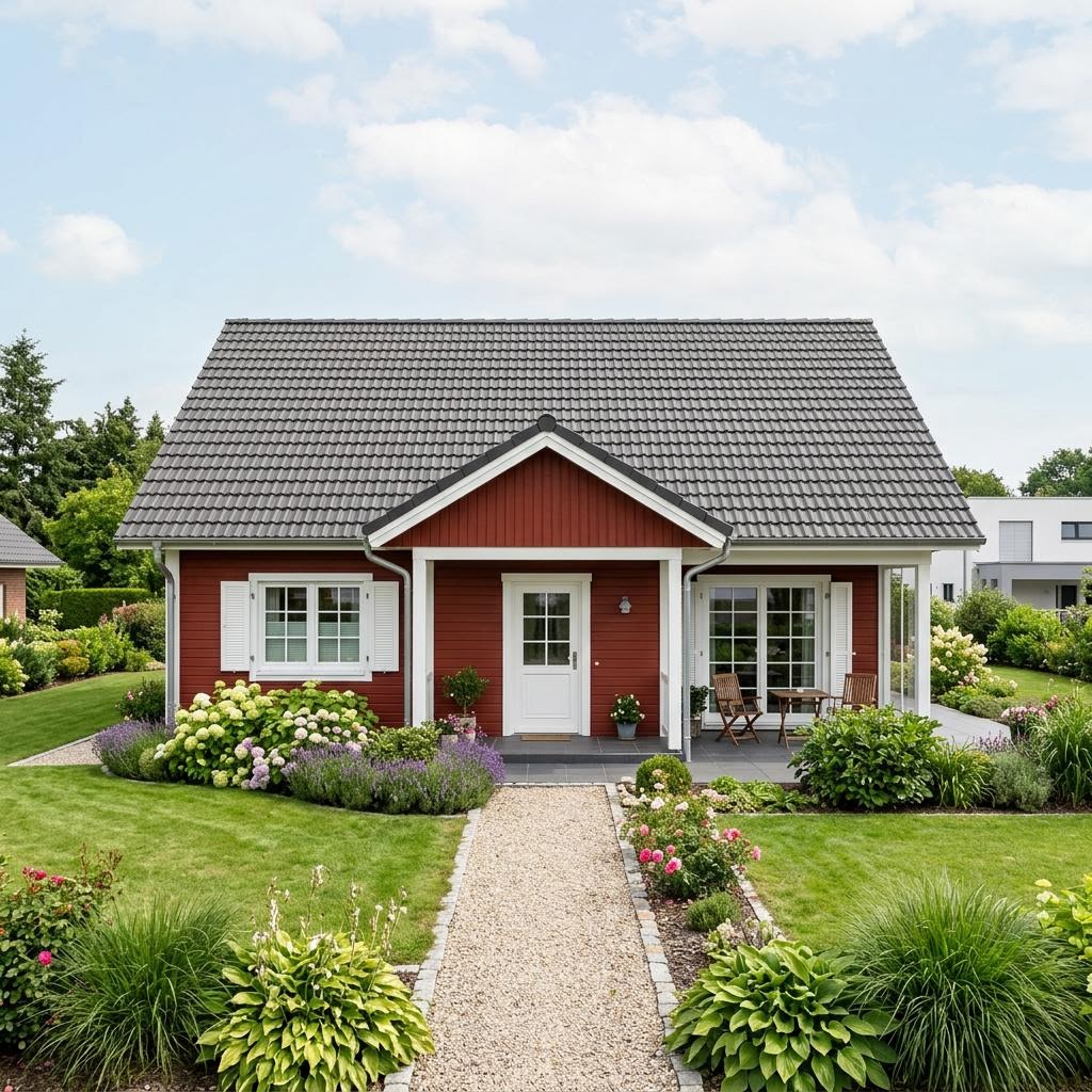 Schwedenhaus Trelleborg Plus von Fjorborg Häuser — Holzrahmenbau mit 118 m²