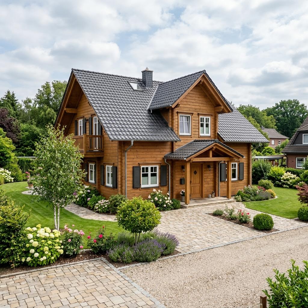 Blockhaus Landhaus 142 von Fuhrberger Blockhaus — Massivholz-Blockbau mit 142 m²