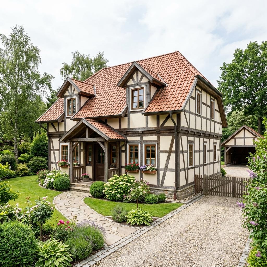 Fachwerkhaus Kate 112 von Fuhrberger Blockhaus — Eichen-Fachwerk mit 112 m²
