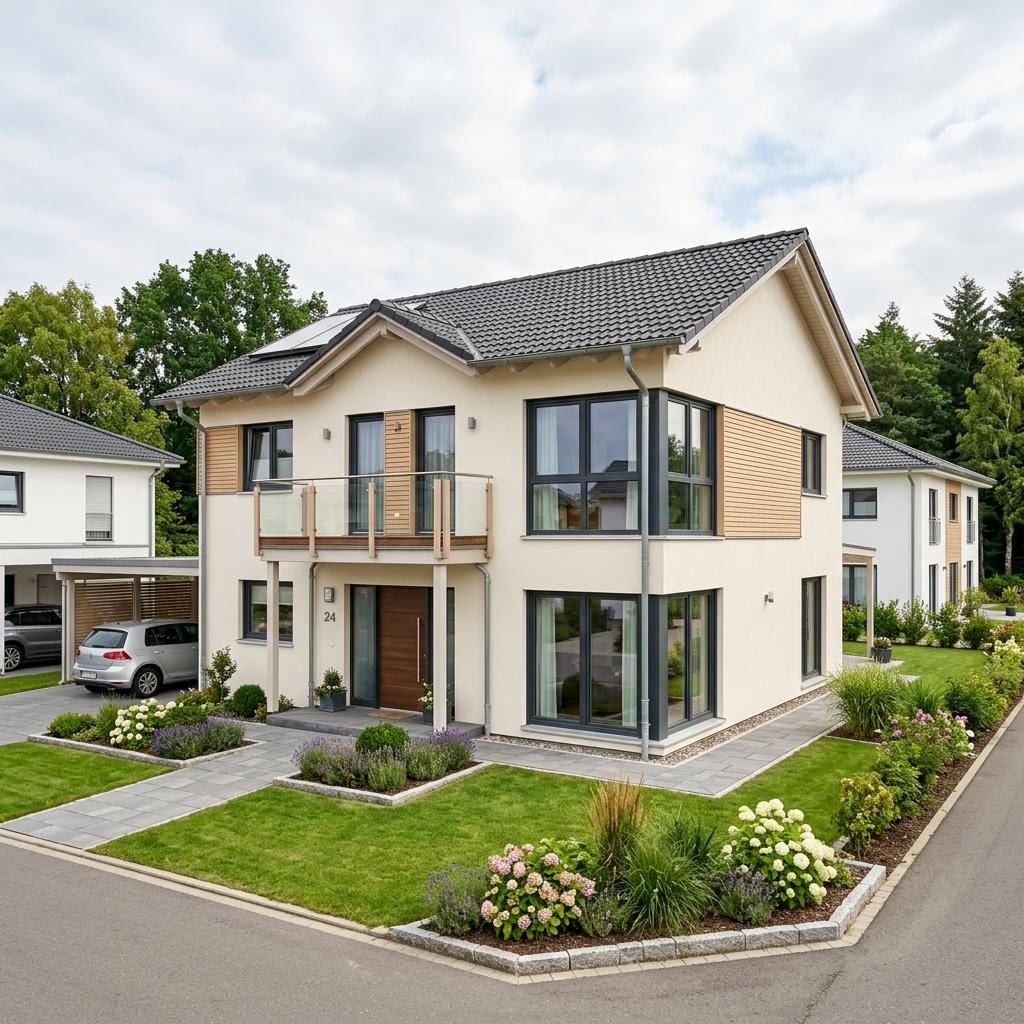 Einfamilienhaus Lindau 118 von GUSSEK HAUS — Holztafelbau mit 118 m²