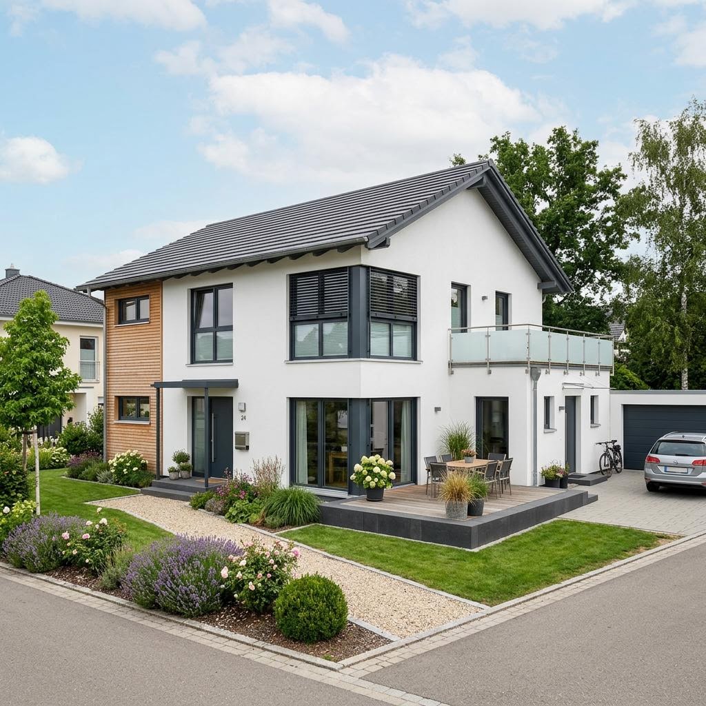 Mehrgenerationenhaus MH 181 Mehrgenerationenhaus von Haas Haus — Holztafelbau mit 181 m²