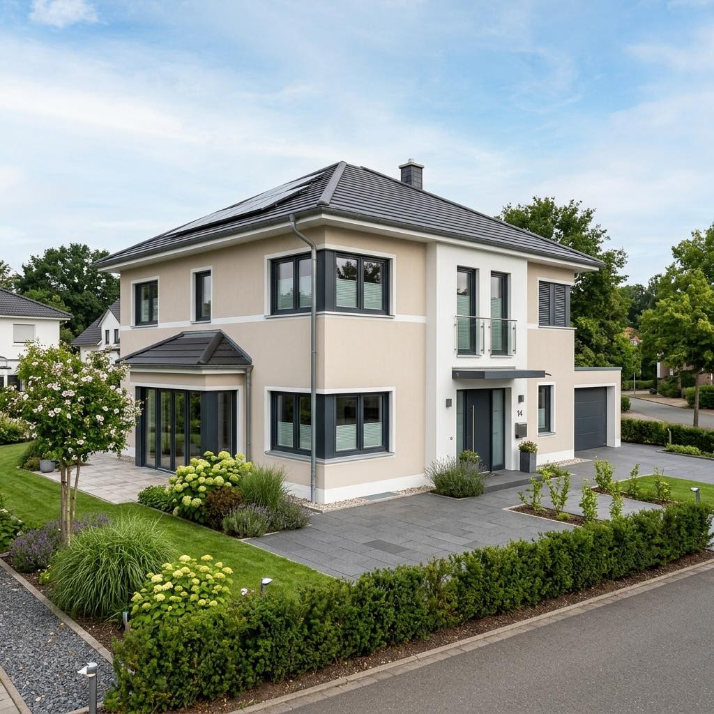 Stadtvilla Stadtvilla 170 von Hanse Haus — Holztafelbau mit 170 m²