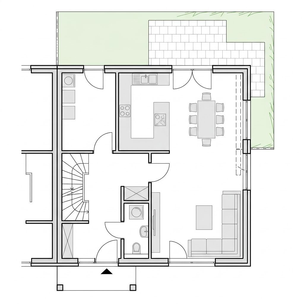 Grundriss Doppelhaus 454 von Heinz von Heiden — 116 m², 4 Zimmer