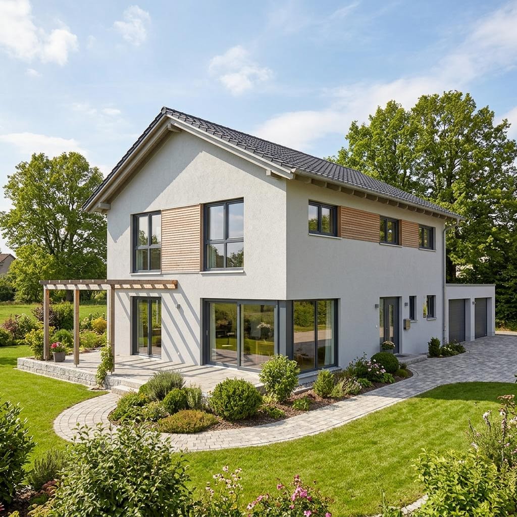 Mehrgenerationenhaus Aura von Kern-Haus mit Satteldach und Einliegerwohnung — Massivhaus mit rund 200 m²