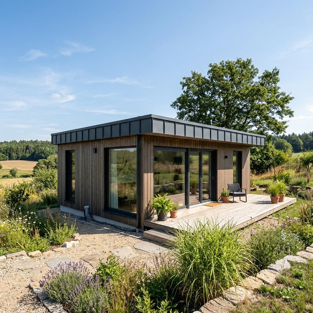 Tiny House Dwellii TR#01 von Dwellii House mit Flachdach — Modulhaus mit rund 33 m²