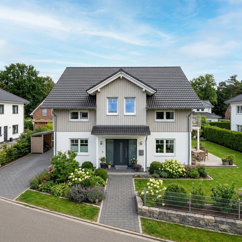 Einfamilienhaus Nordic Zwerch 131 von ScanHaus Marlow mit Zwerchdach — 131 m²