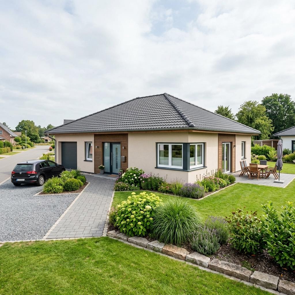 Bungalow SH 113 B Var. A von ScanHaus Marlow — Holztafelbau mit 113 m²