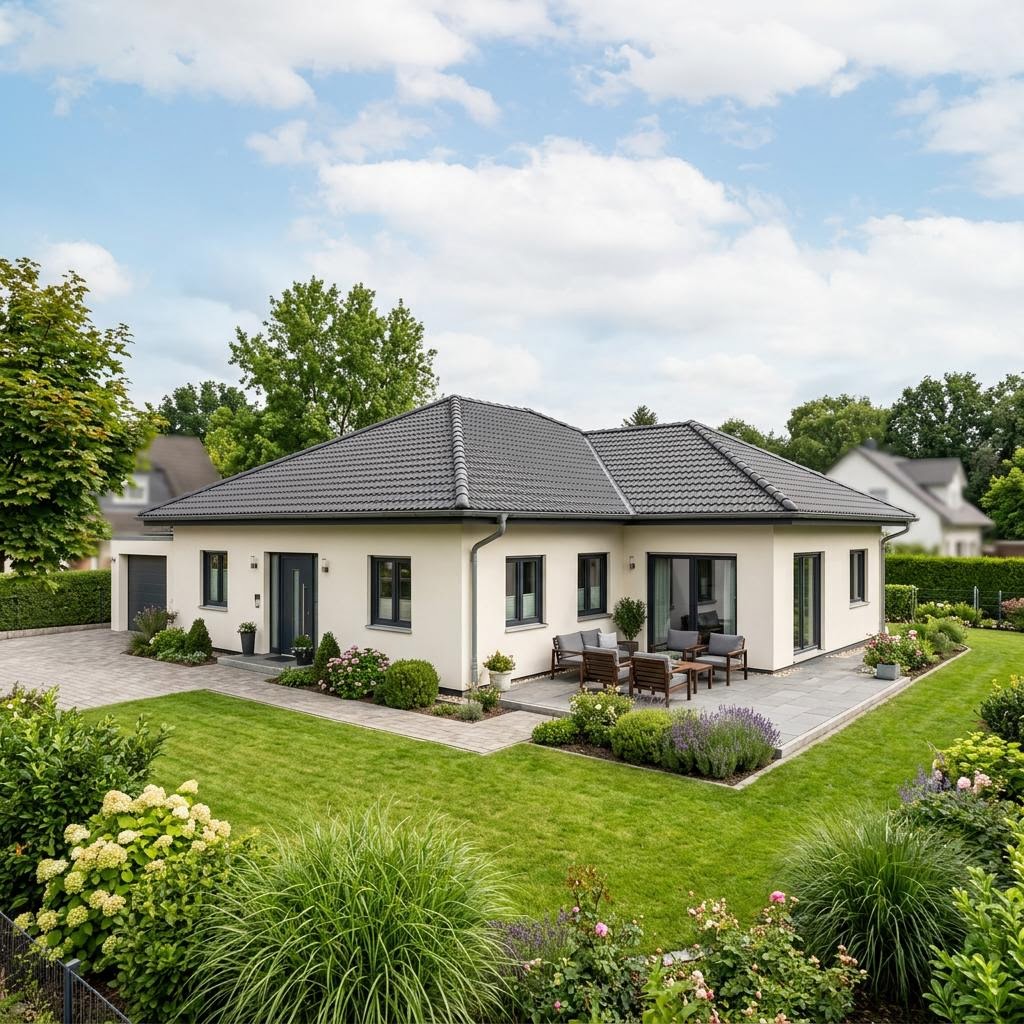 Winkelbungalow Winkelbungalow WB 170 von ScanHaus Marlow — Holztafelbau mit 170 m²