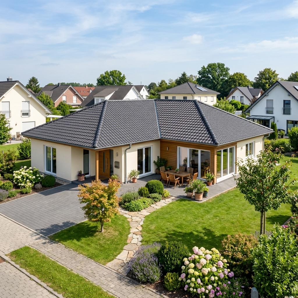 Bungalow Bungalow Walm 115 von STREIF Haus mit Walmdach — 115 m²