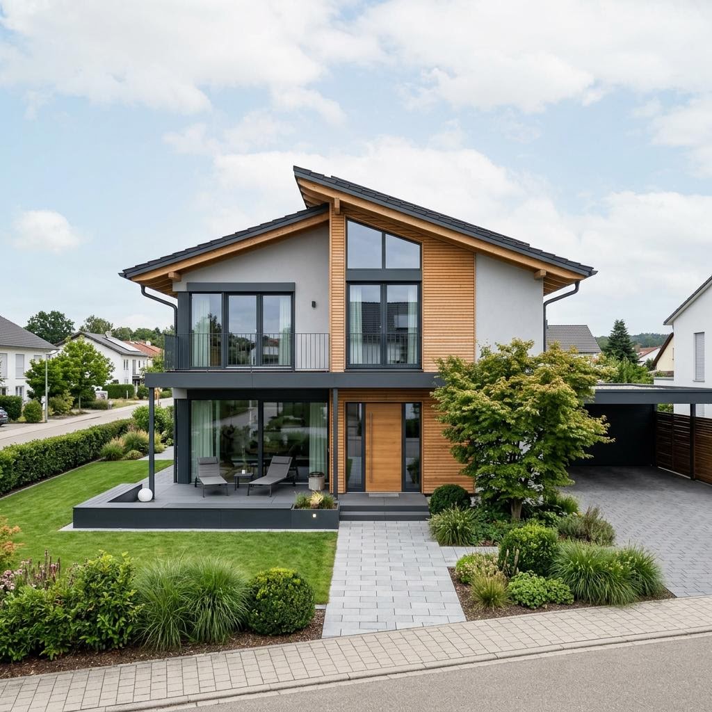 Luxusvilla & Designerhaus Mono von WeberHaus — Holztafelbau mit 188 m²