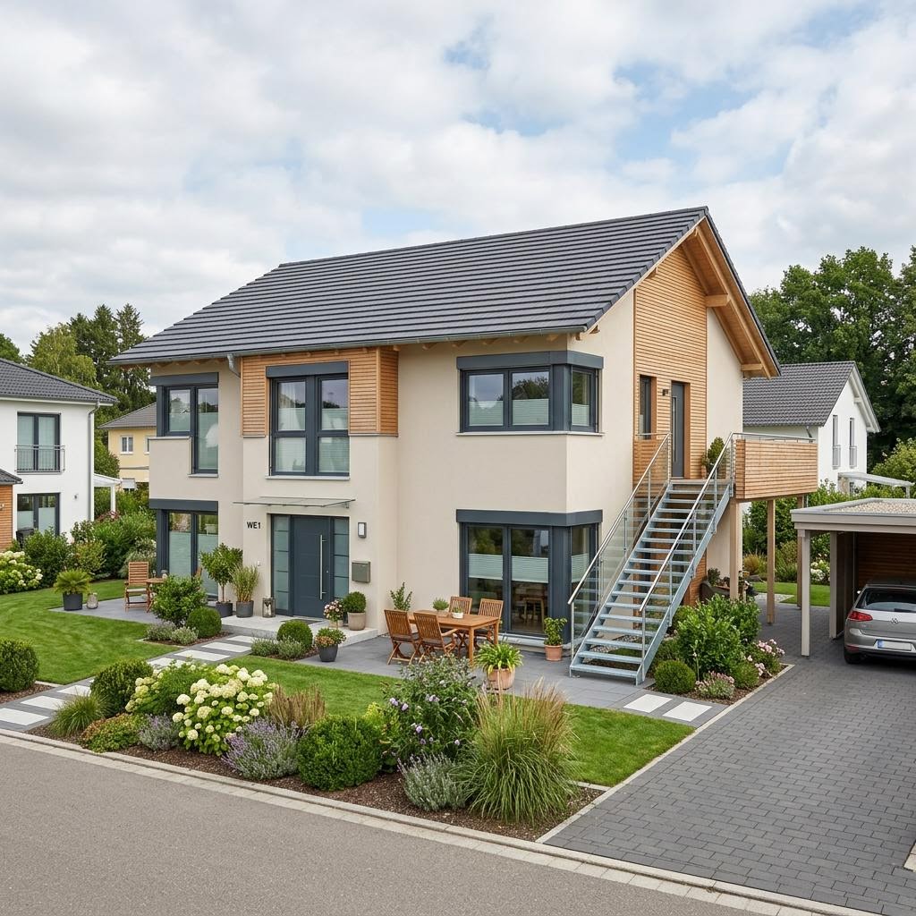 Zweifamilienhaus Generation Zweifamilienhaus 185 von WeberHaus — Holztafelbau mit 185 m²