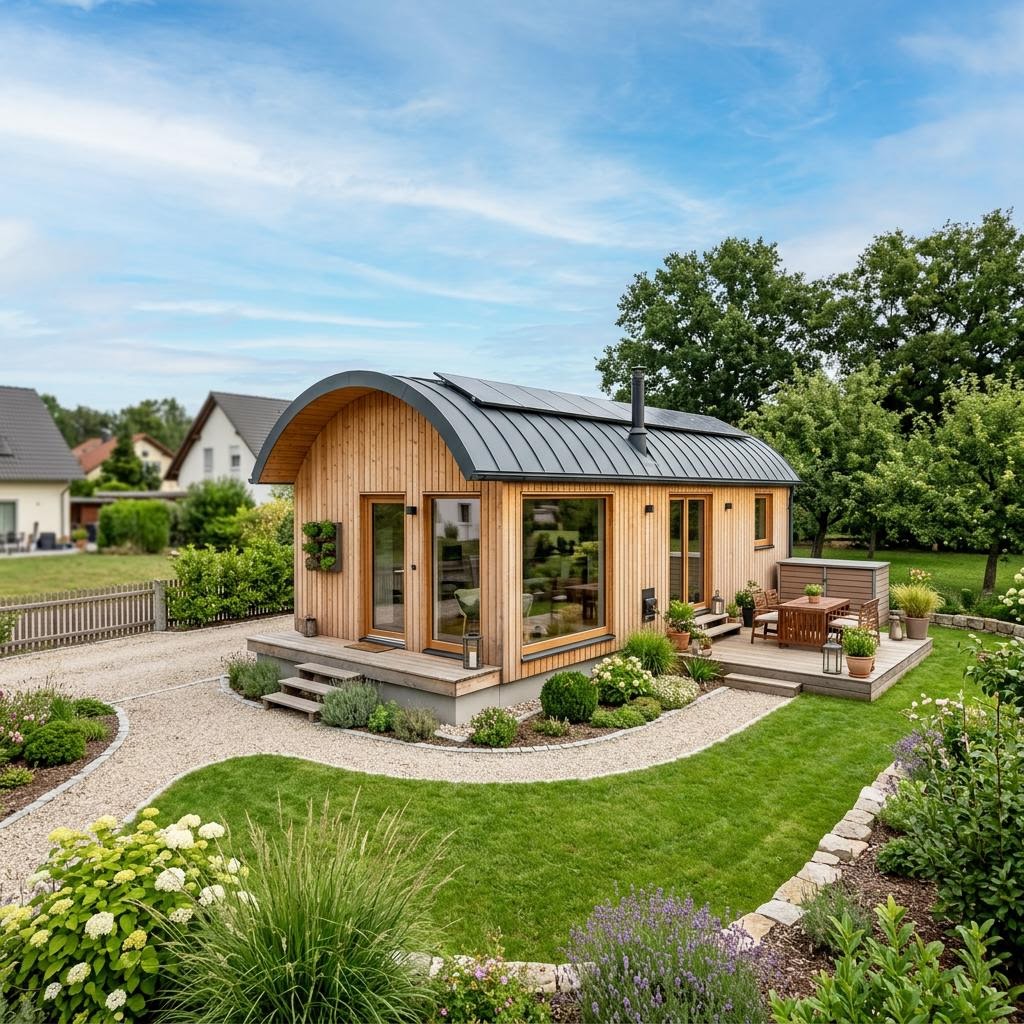 Tiny House Tiny House Autark 33 von Wohnwagon — Tonnendach, 33 m²