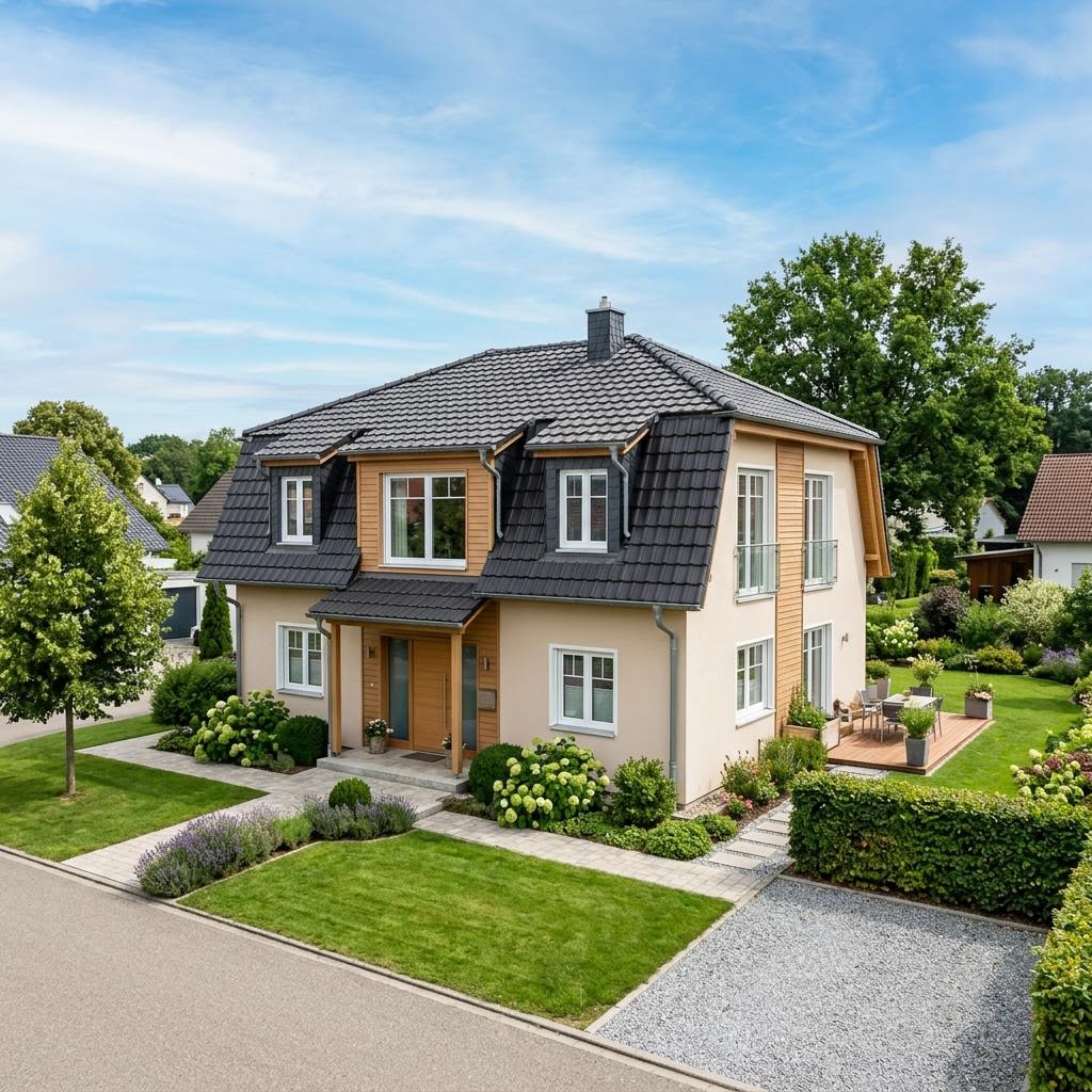 Einfamilienhaus Edition Mansarde 150 von WOLF-HAUS mit Mansarddach — 150 m²
