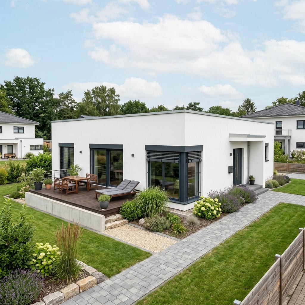 Bausatzhaus BGL 121 von Ytong Bausatzhaus — Porenbeton-Massivbau mit 122 m²