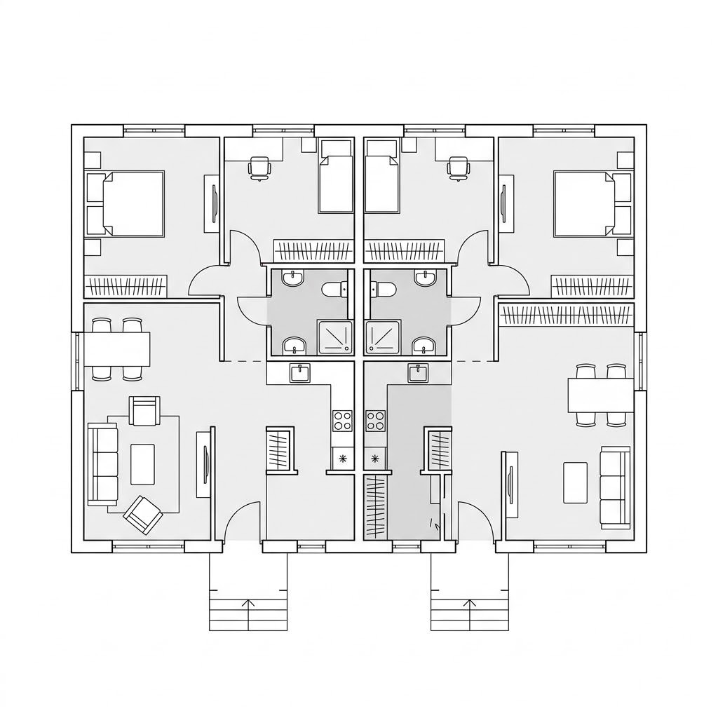 Grundriss Privat 148 von Danwood — 148 m², 5 Zimmer